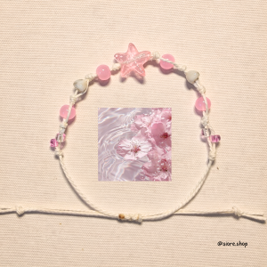 Celestial Star Bracelet – Blush Pink