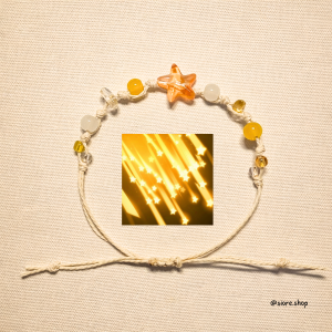 Celestial Star Bracelet – Golden Amber