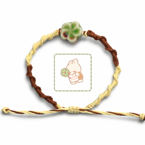 Clover Charm Adjustable Bracelet