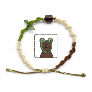 Forest Bear Adjustable Bracelet